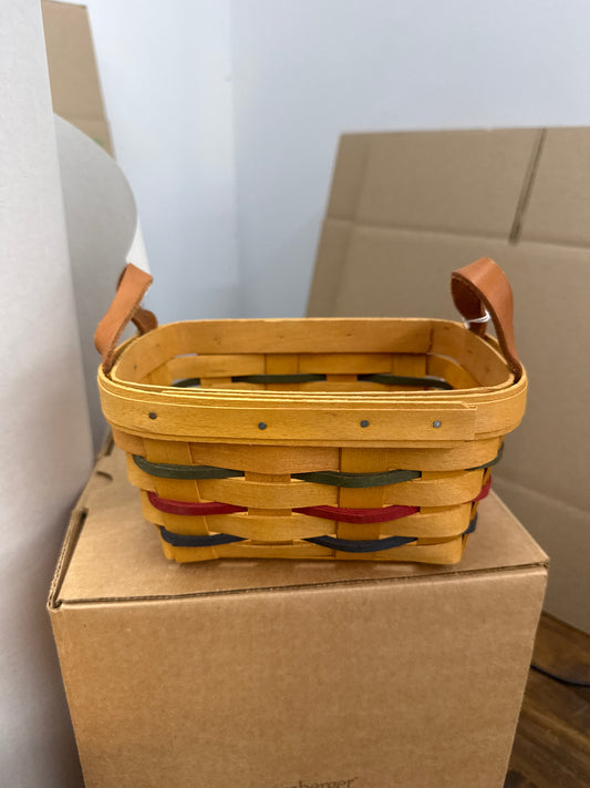 Longaberger teaspoon basket