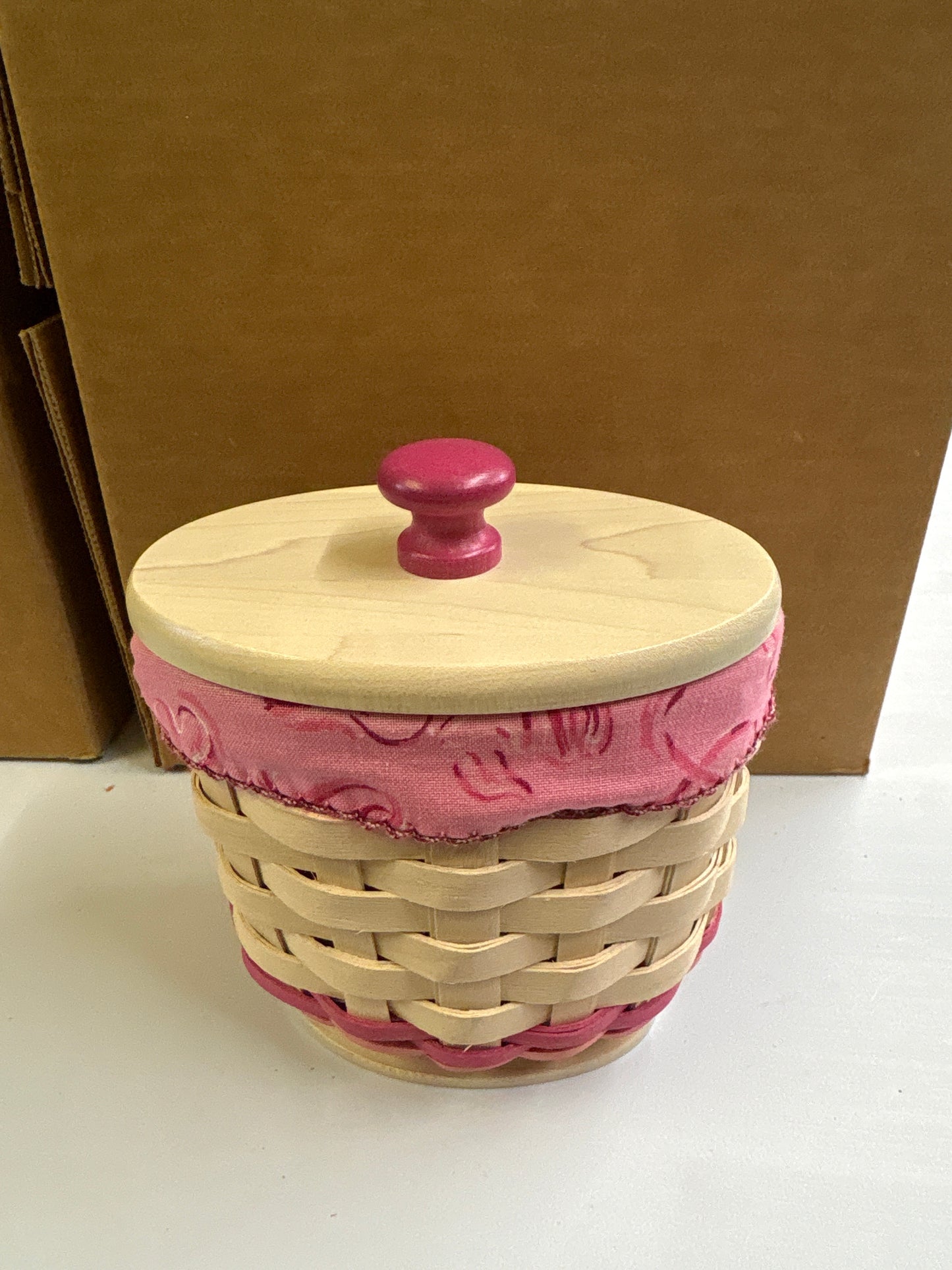 Longaberger 2011 Horizon of Hope basket with liner and lid
