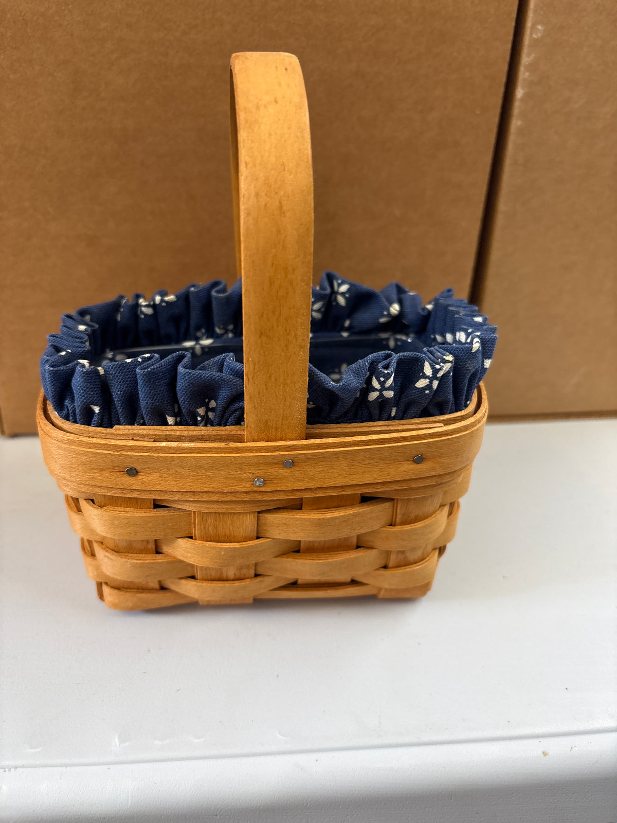 Longaberger 1995 Horizon of Hope basket with Liner and Protector