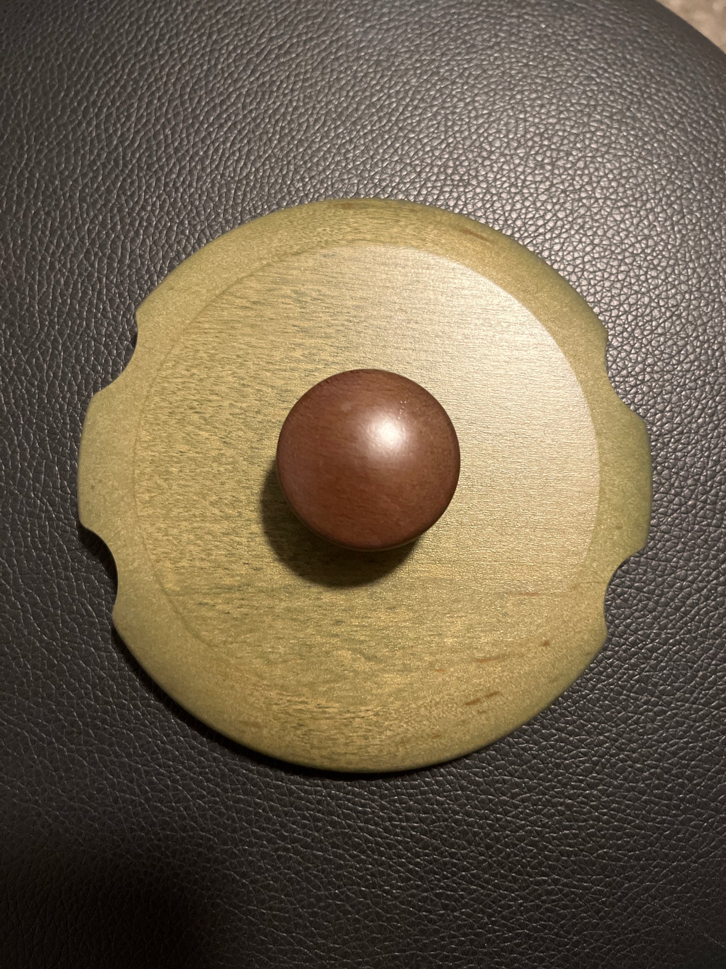 Longaberger 4.5” round lid — American craft traditions