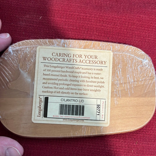 Longaberger cilantro lid