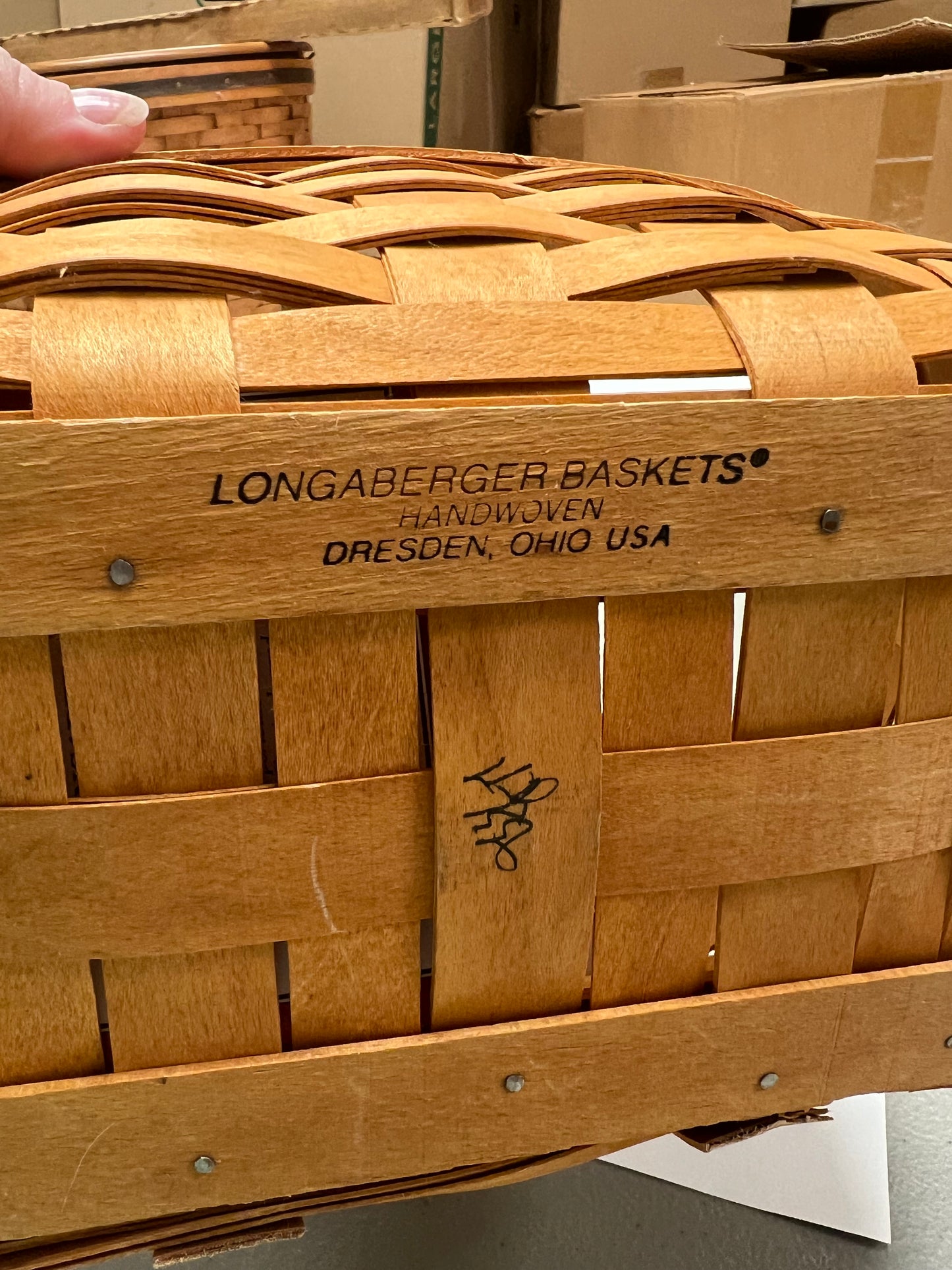 Longaberger spring basket