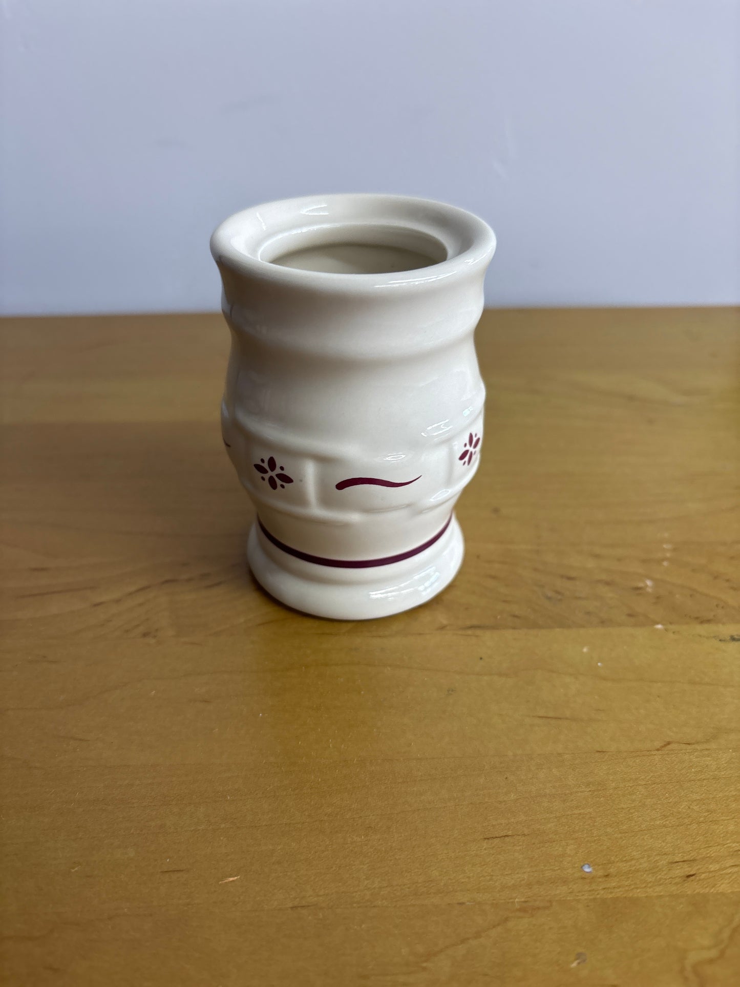 Longaberger Spice Jar in Traditional Red, no lid