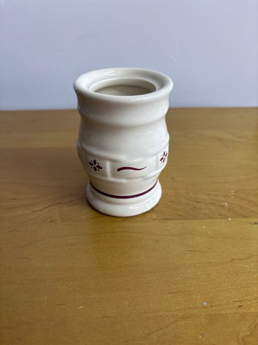 Longaberger Spice Jar in Traditional Red, no lid