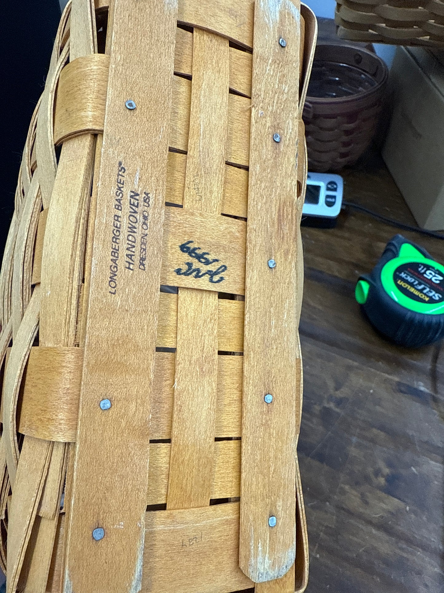 Longaberger candle basket