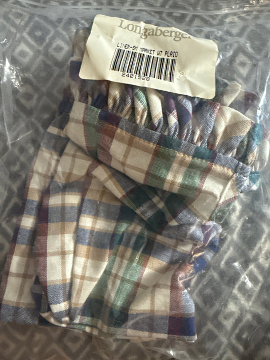 Longaberger Small Marker Liner in Woven Traditions Plaid
