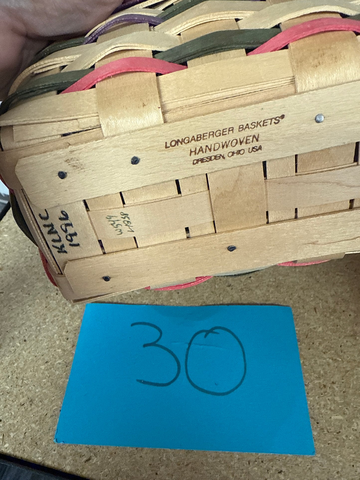 Longaberger small Easter basket