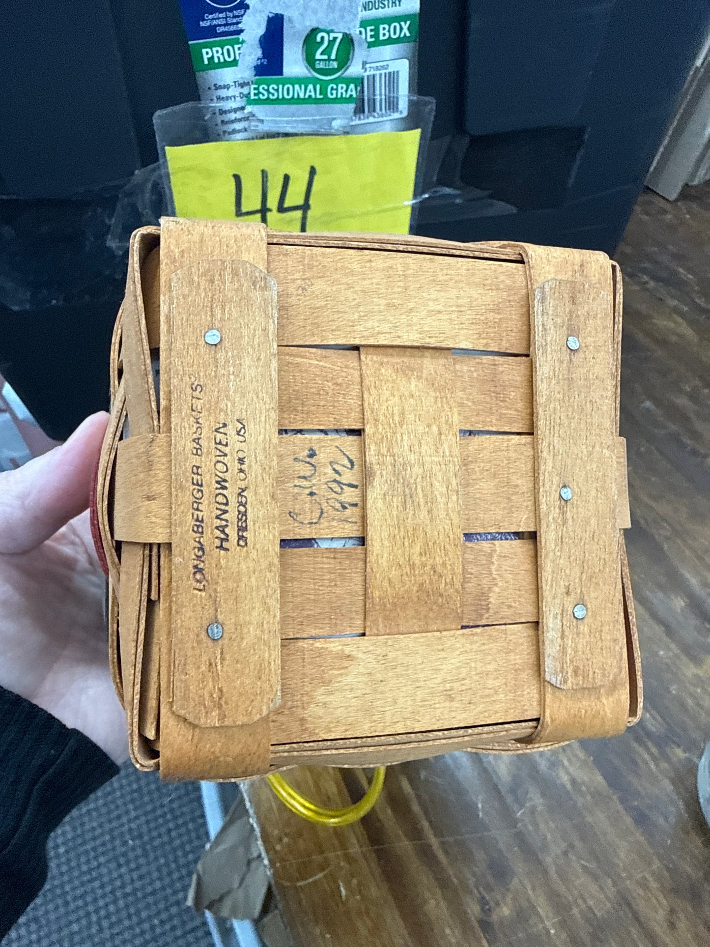 Longaberger 1993 inaugural basket with liner
