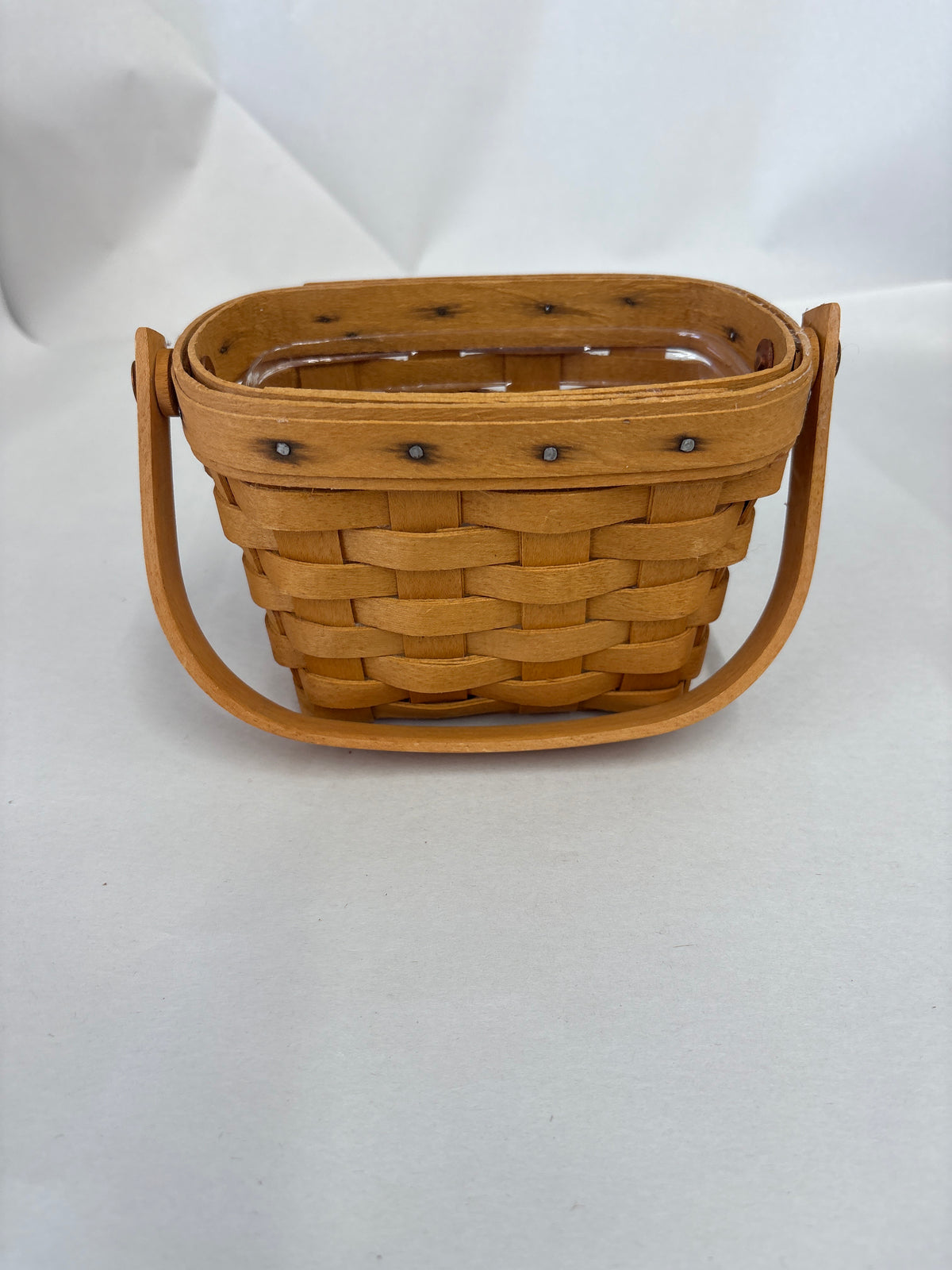 Longaberger 1997 Horizon of Hope Basket with Protector (see tack sites are dark)
