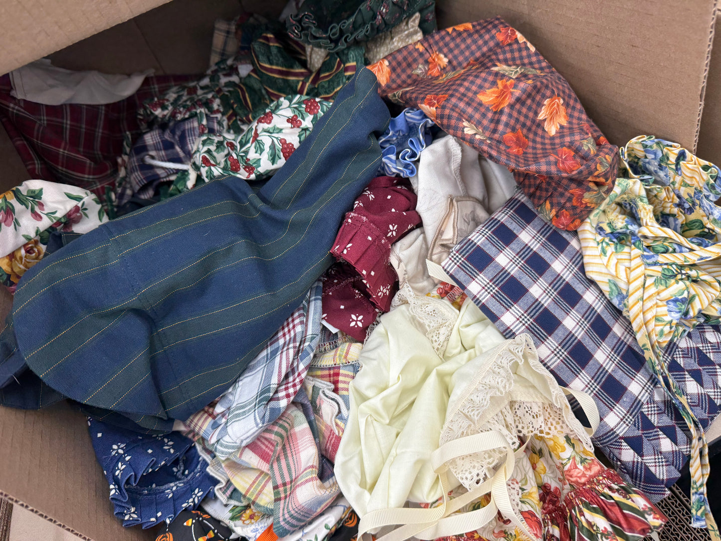Longaberger liners (50 or more) sold as a lot -Box B