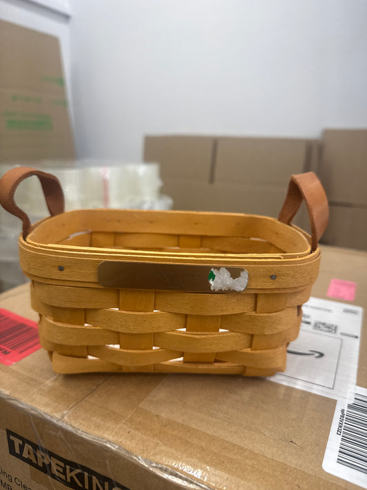 Longaberger Texas tour tea basket