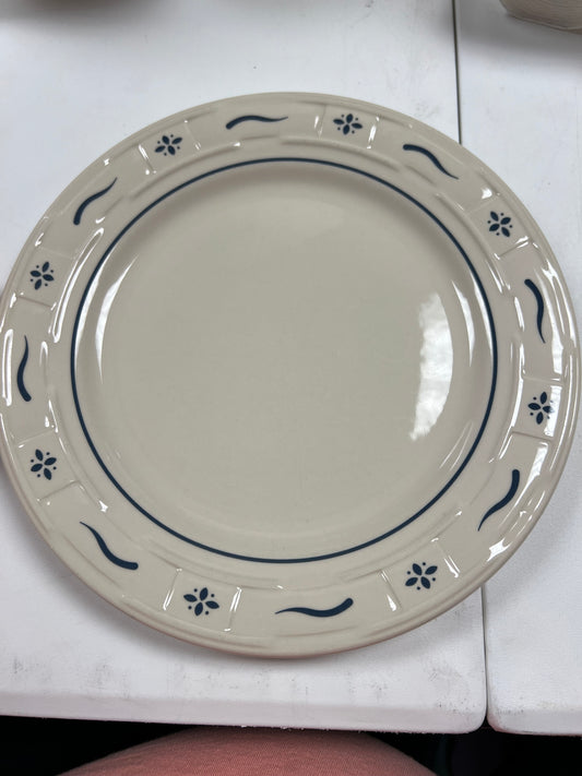 Longaberger dinner plate in classic blue
