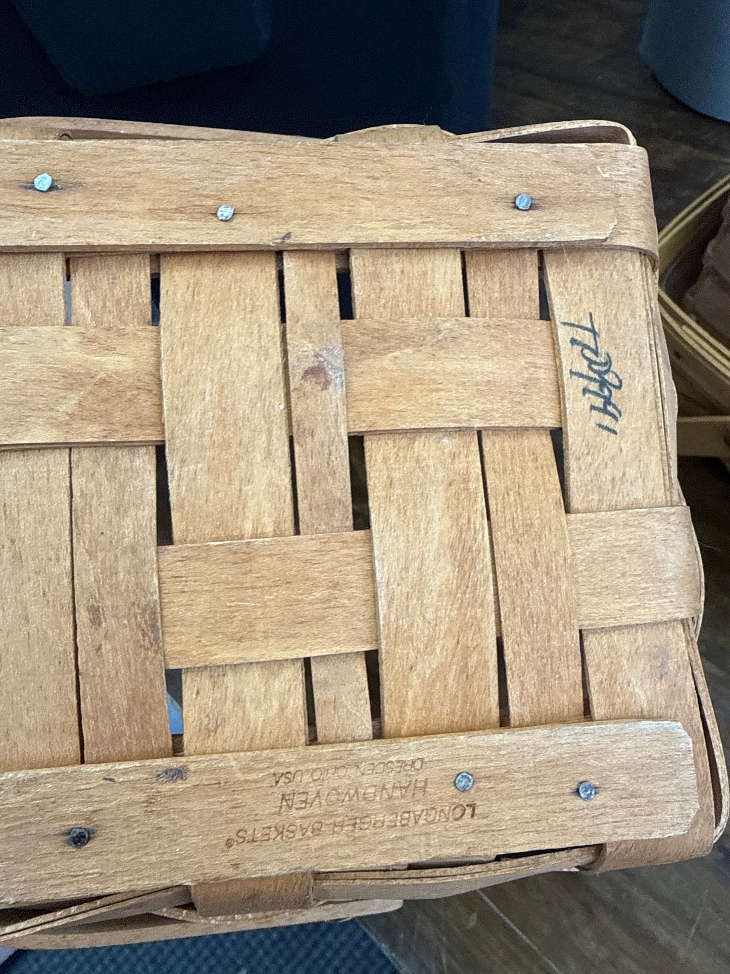 Longaberger small berry basket (inside is dusty)