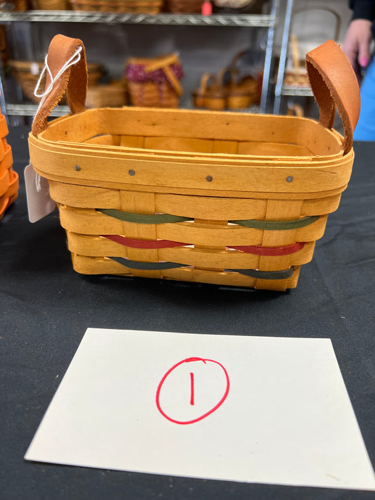 Longaberger woven traditions tea basket