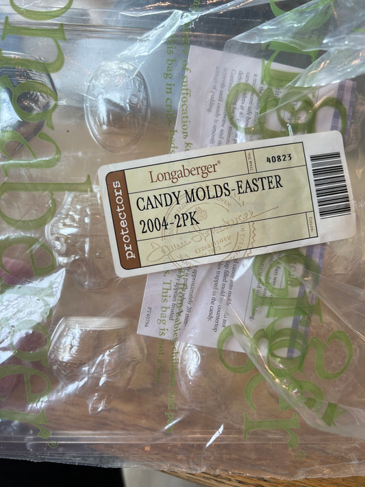 Longaberger Easter candy molds 2004