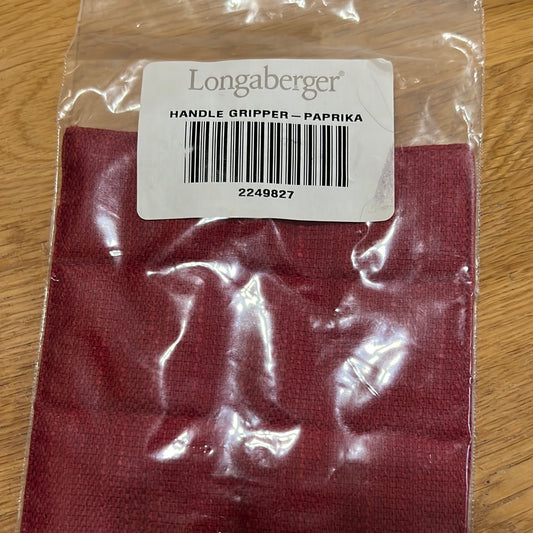 Longaberger handle gripper in paprika (may not be in package)