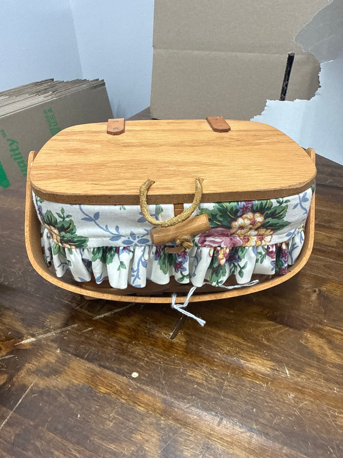 Longaberger kiddie purse basket with liner and protector