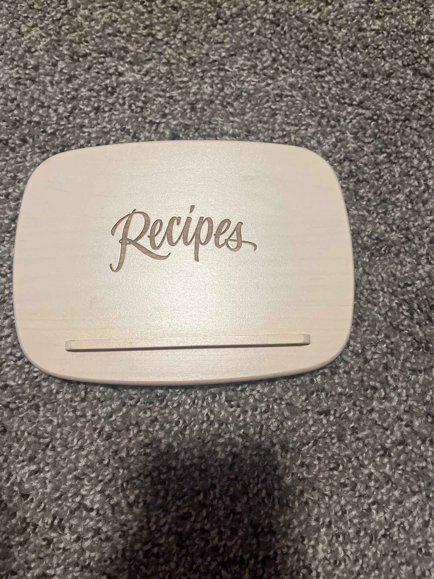 Longaberger 7.5”x5.5” recipes lid