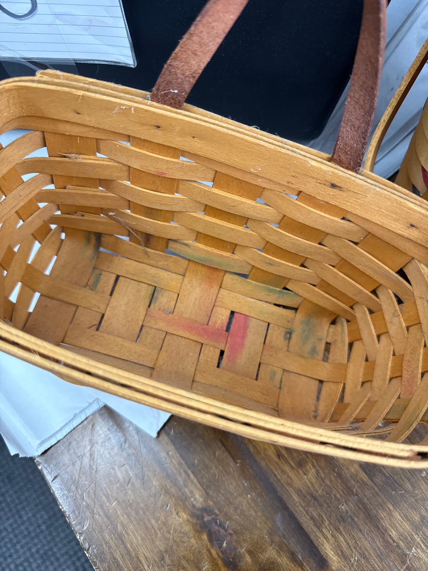 Longaberger medium key basket