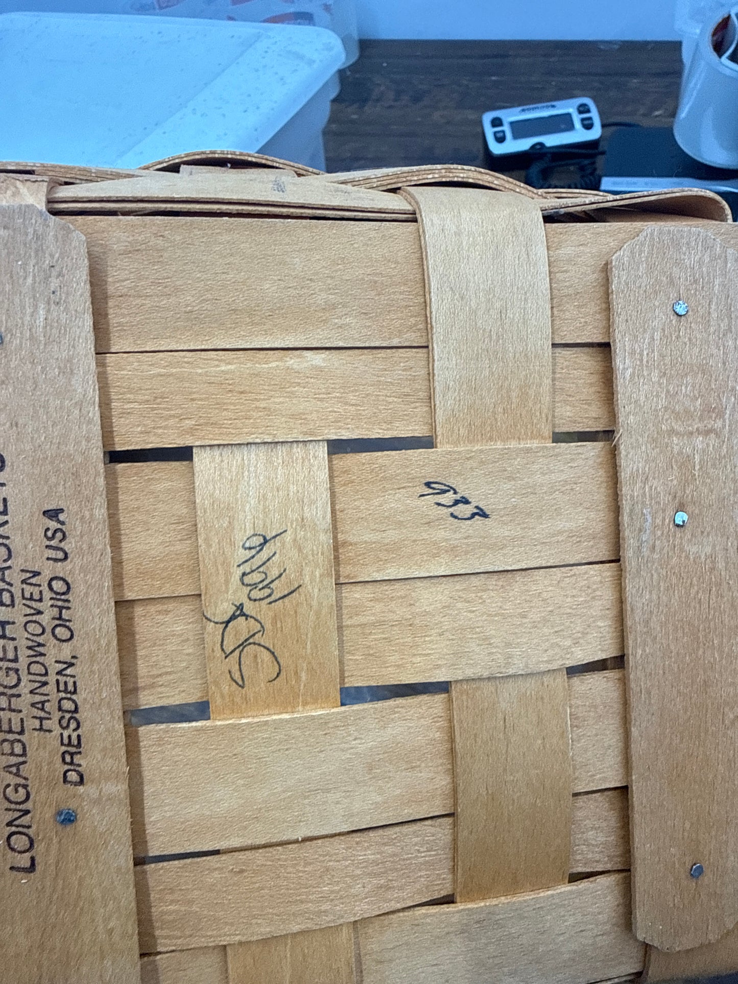 Longaberger 1996 bee basket