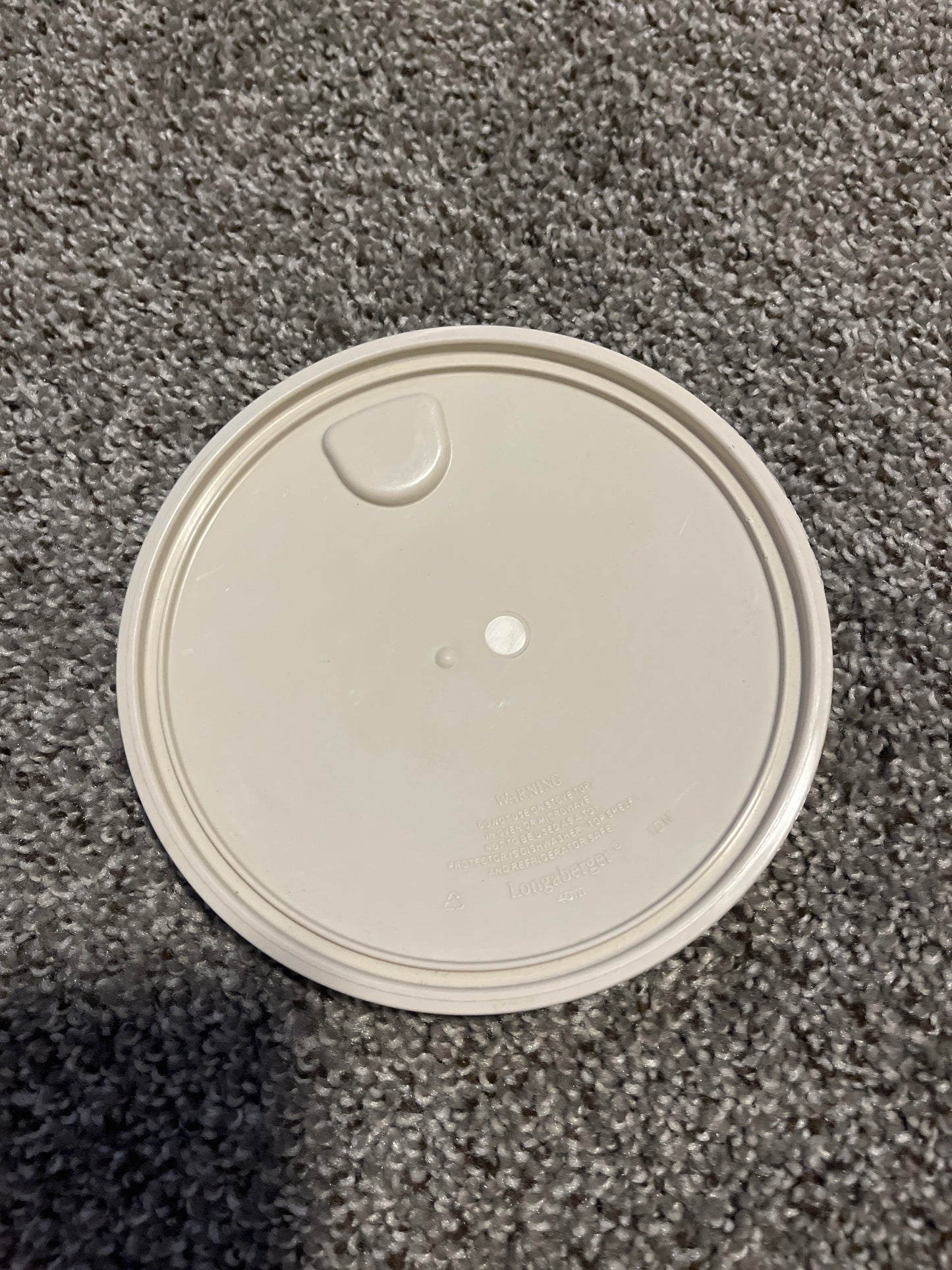 Longaberger 6.25” round lid
