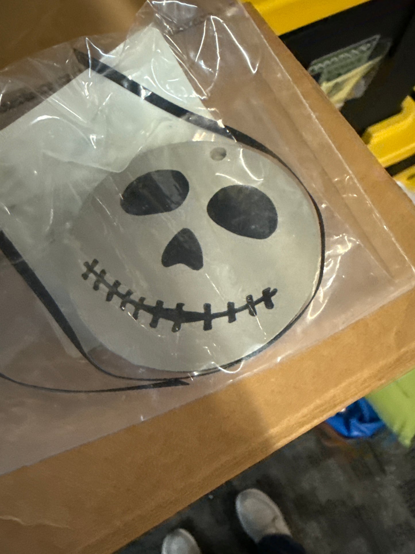 Longaberger woodcraft 2016 skeleton tie on