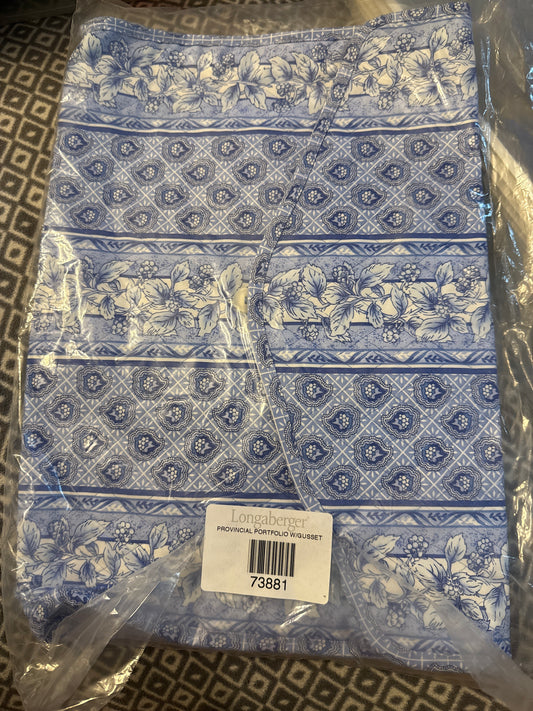 Longaberger Portfolio with Gusset in Provincial