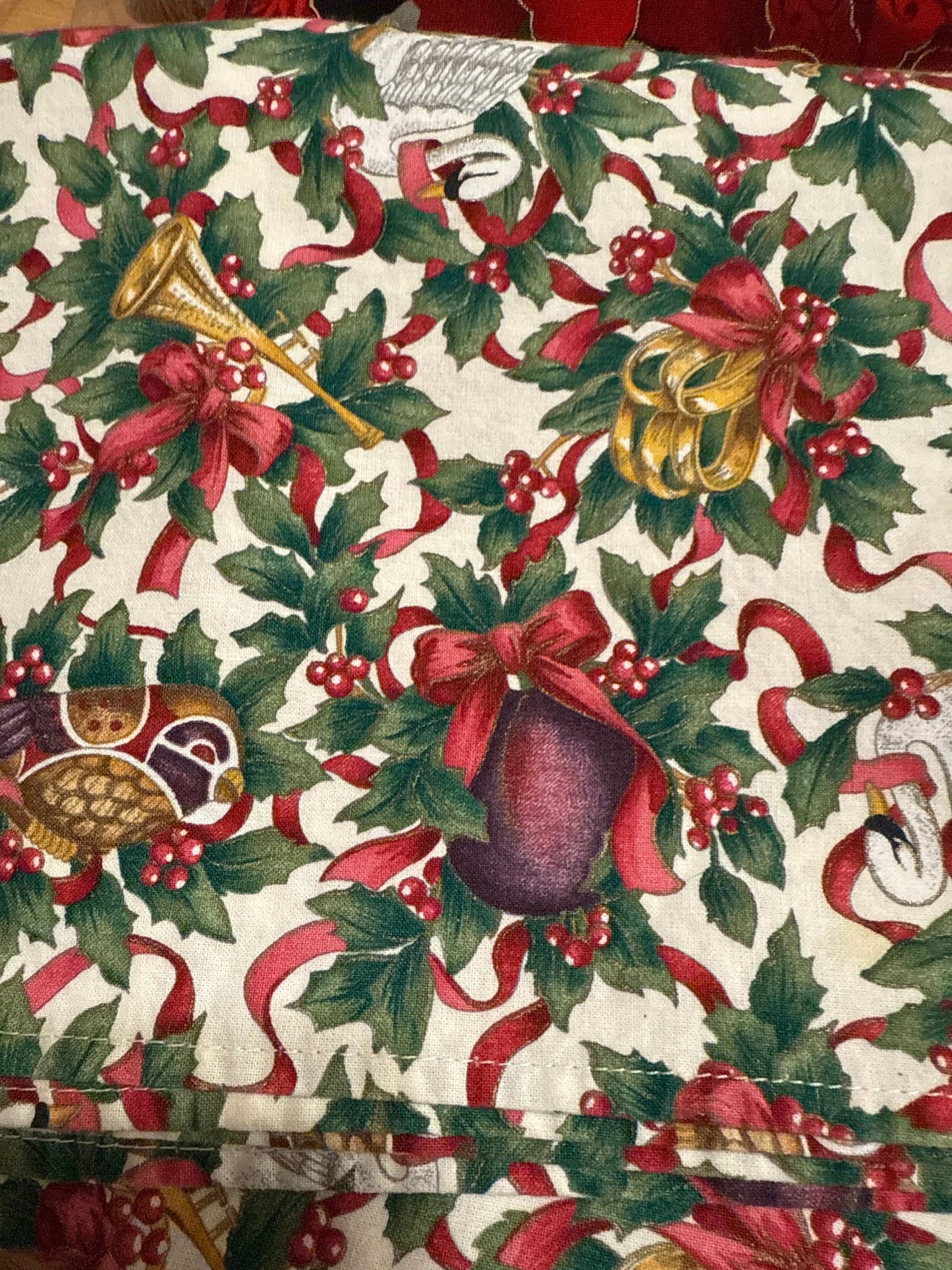 Longaberger 36” table square in 12 days of Christmas