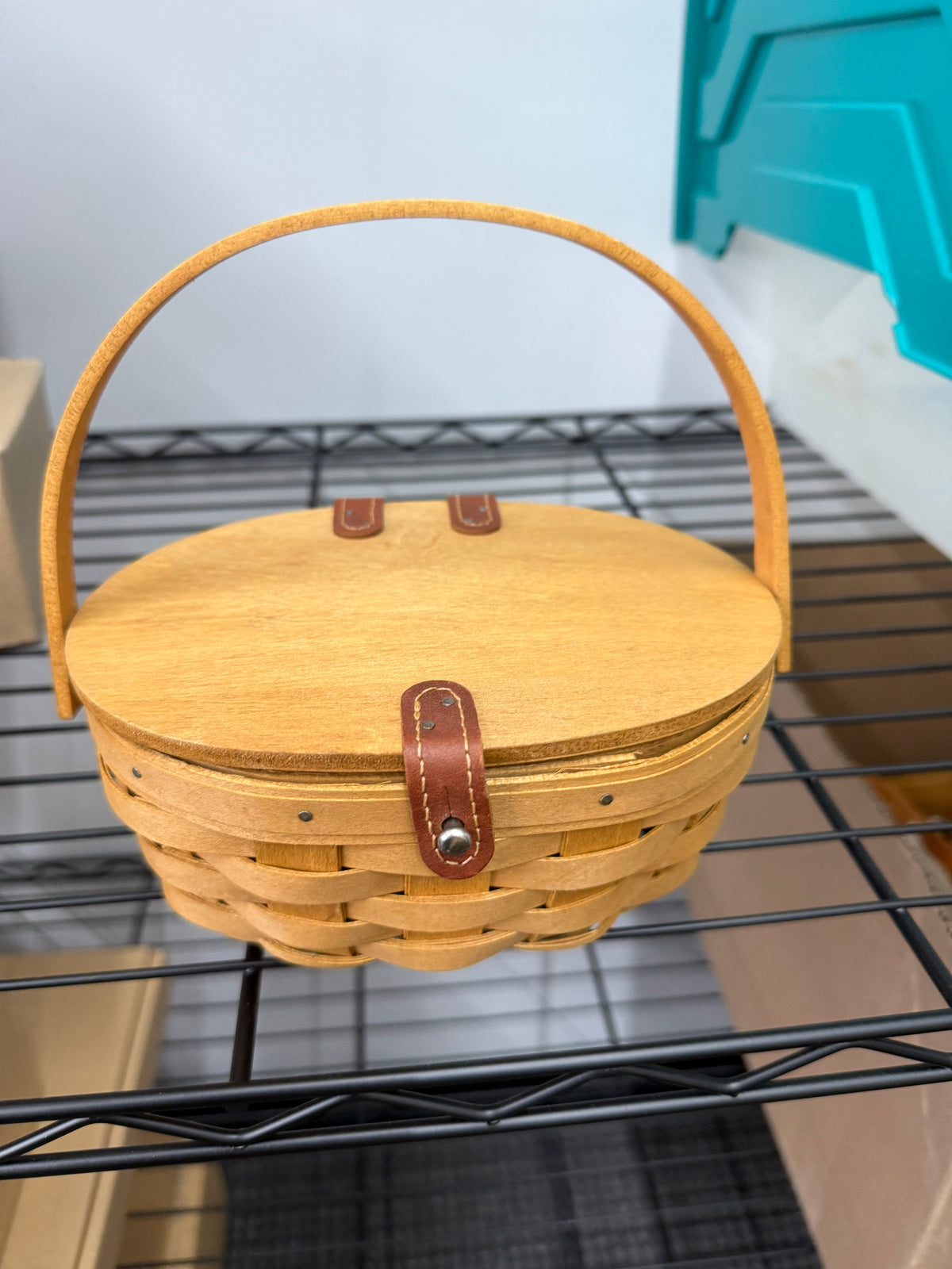 Longaberger oval kiddie purse basket