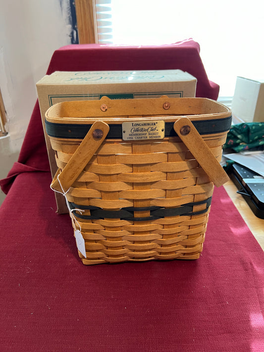 Longaberger Collectors Club 1996 Charter Member Basket
