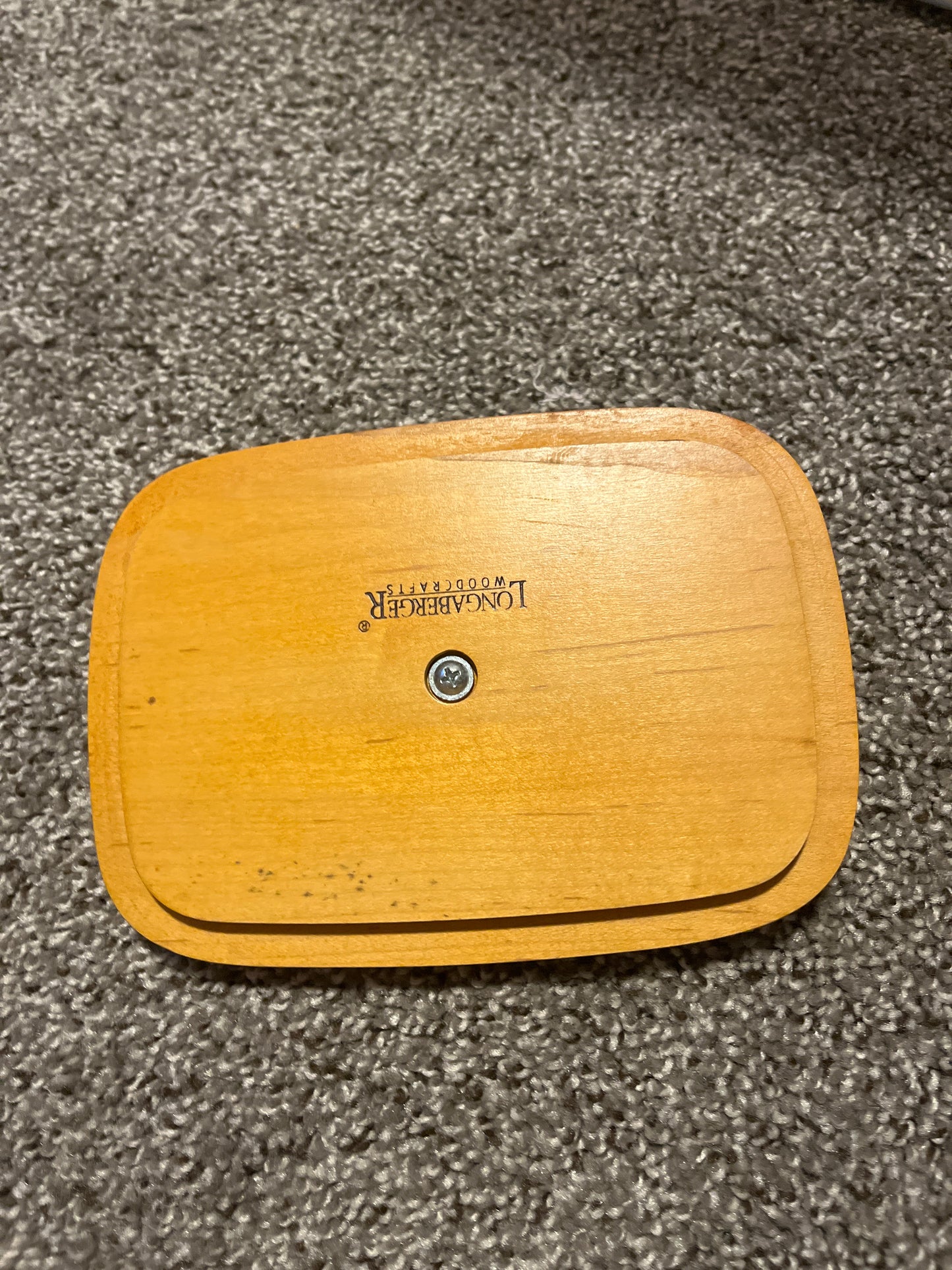 Longaberger 7”x5” rectangular lid
