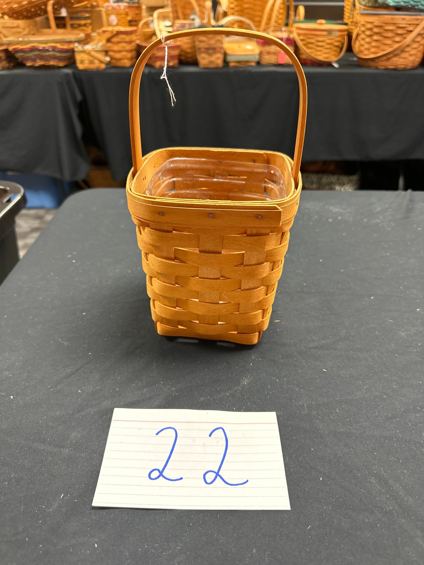 Longaberger Small Peg Basket with Protector