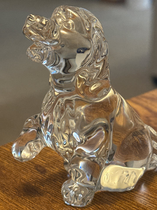 Princess house crystal pets -dog