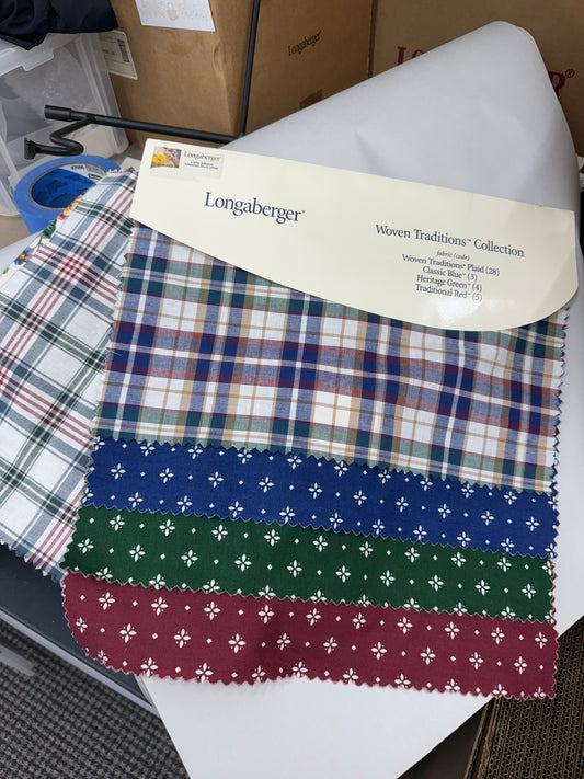 Longaberger fabric samples