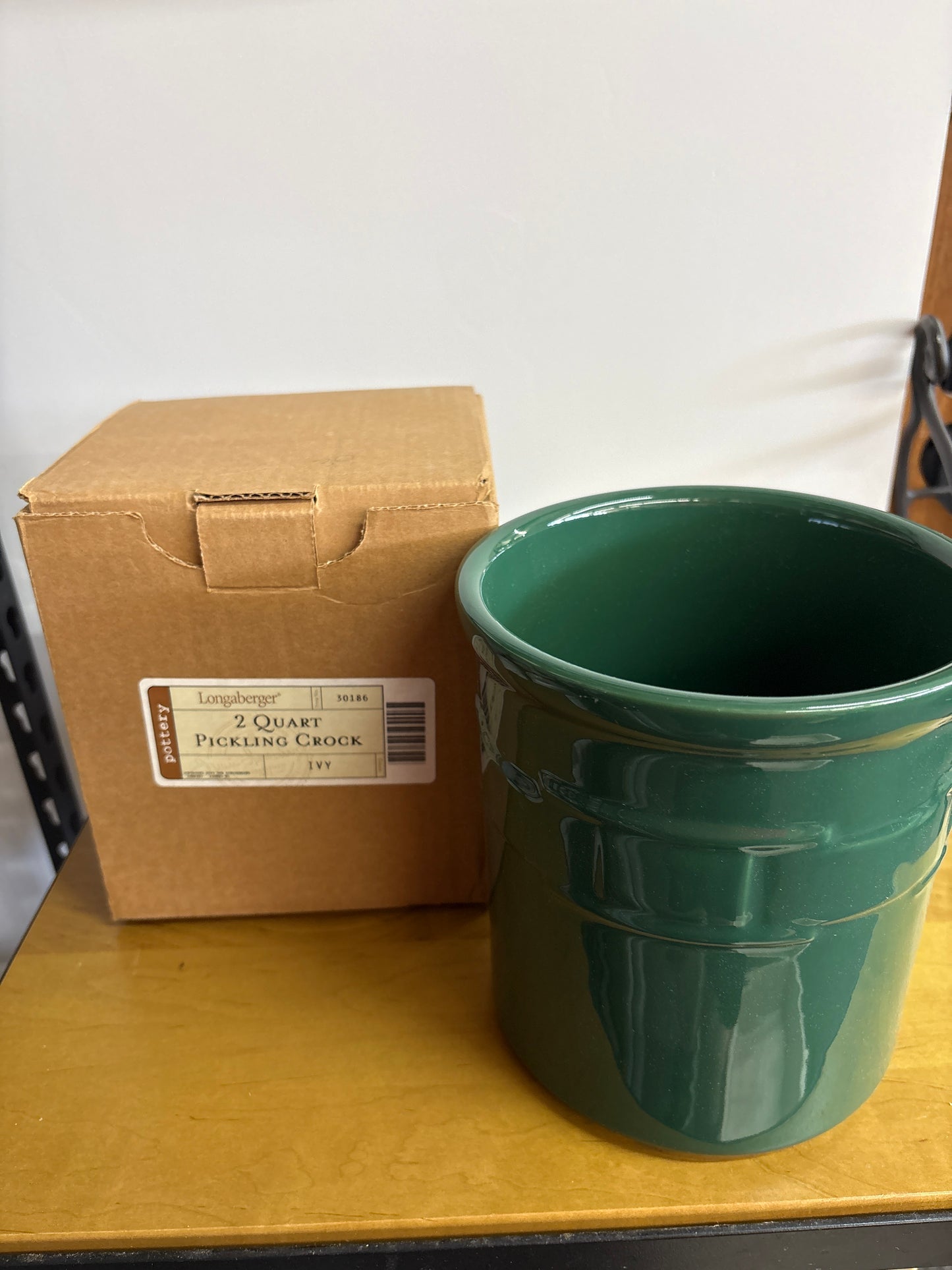 Longaberger 2 Qt Pickling Crock