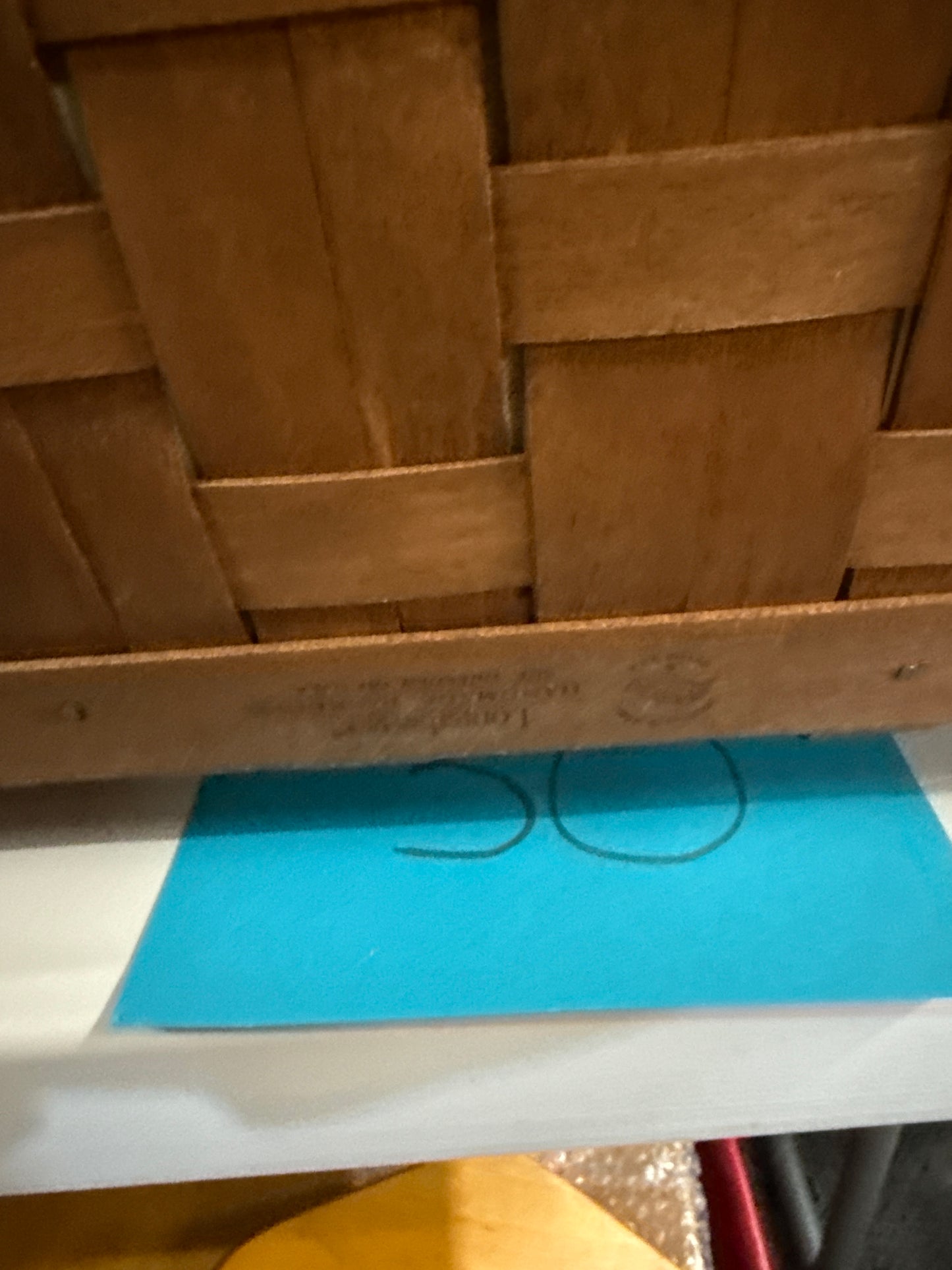 Longaberger large boardwalk with liner and protector