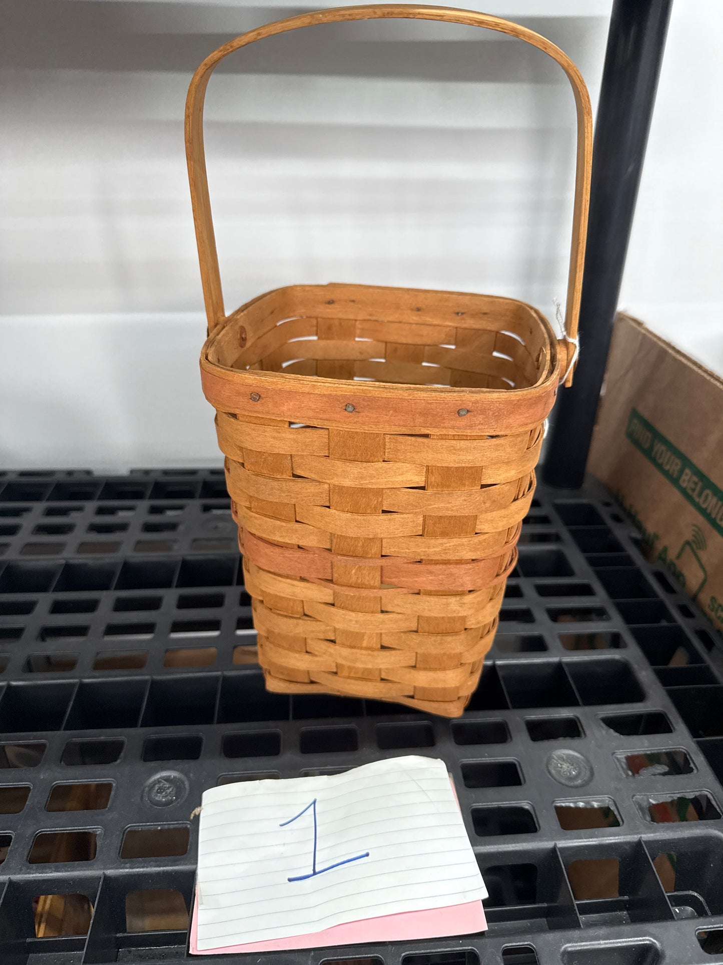 Longaberger tall peg basket
