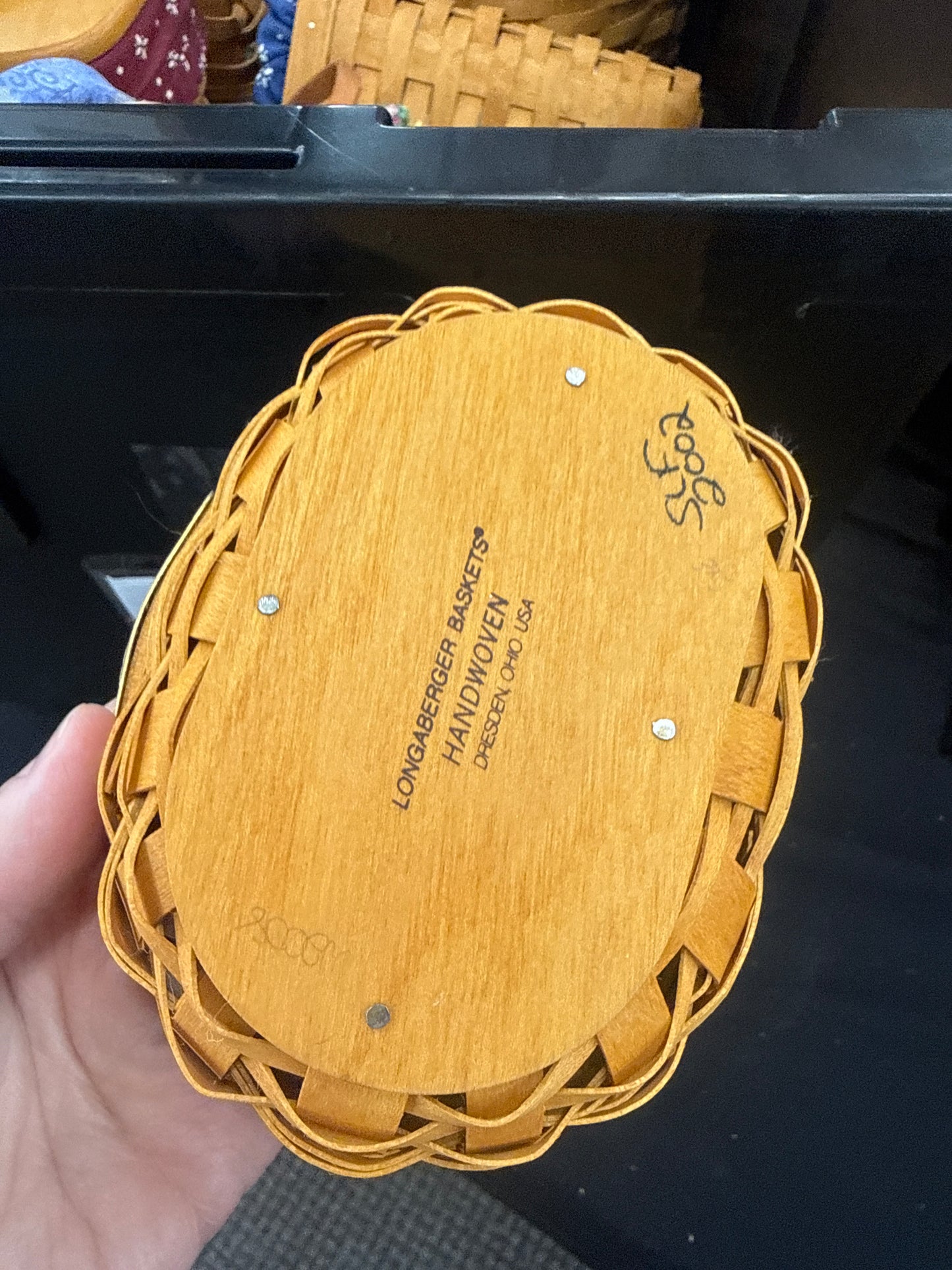 Longaberger 2002 hostess appreciation basket