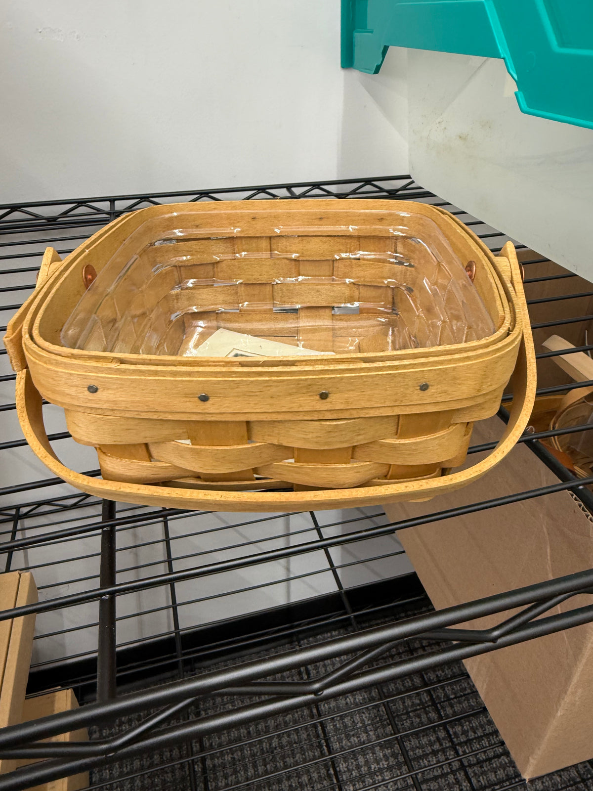 Longaberger small berry basket with protector