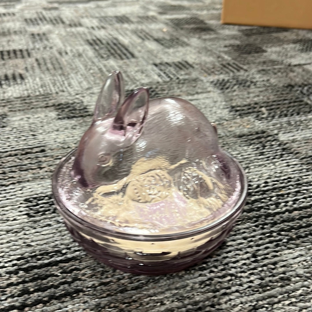 Longaberger Easter bunny dish