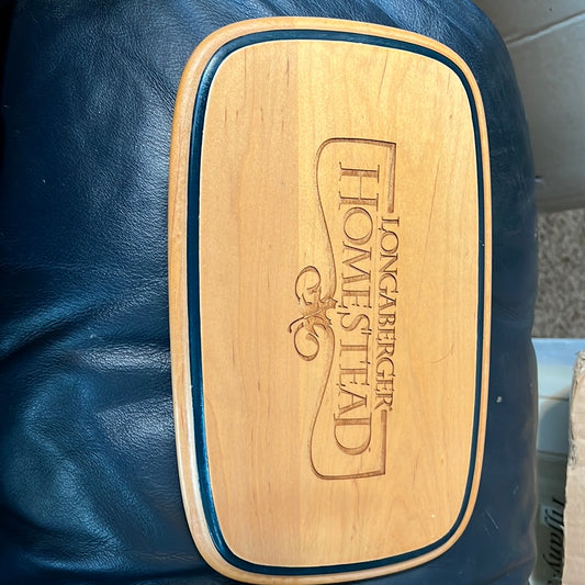 Longaberger blue homestead lid