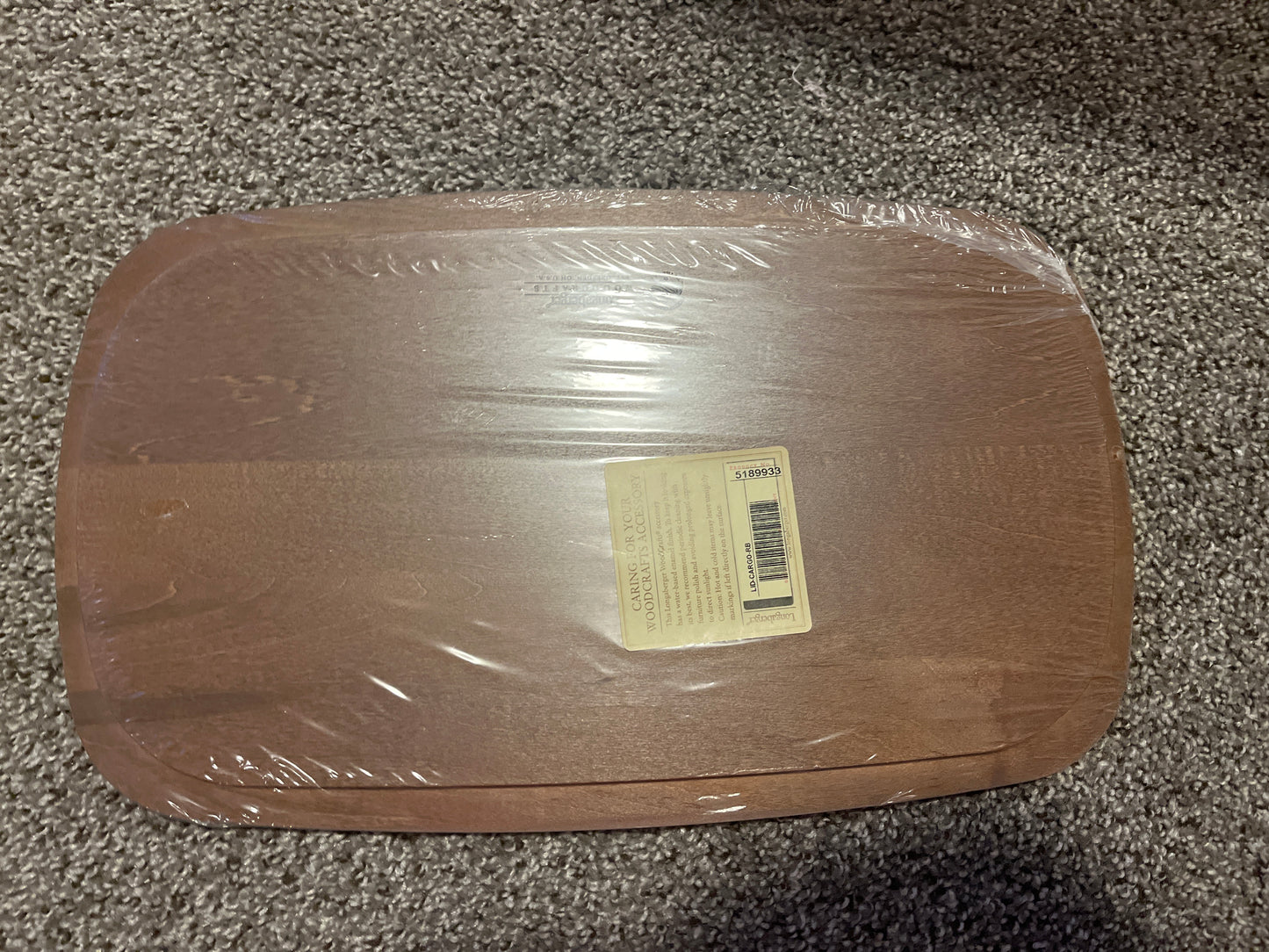 Longaberger cargo lid