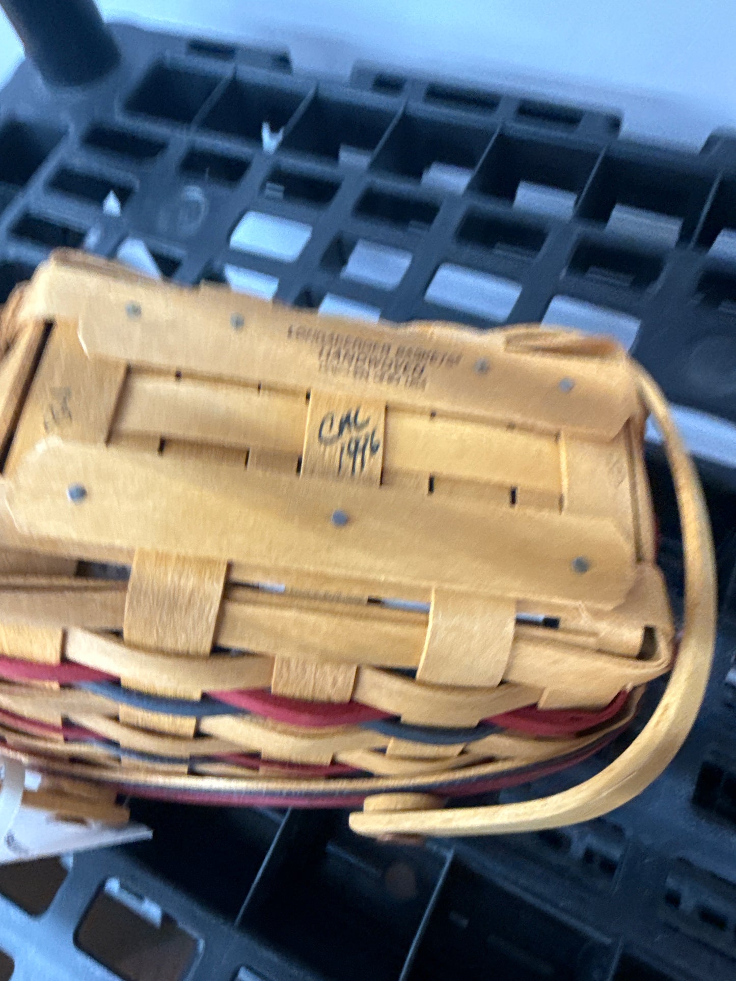 Longaberger all American summertime combo basket with protector