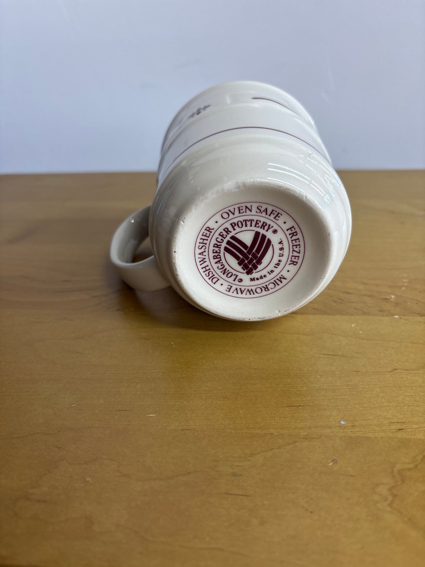 Longaberger Mug in Traditional Red