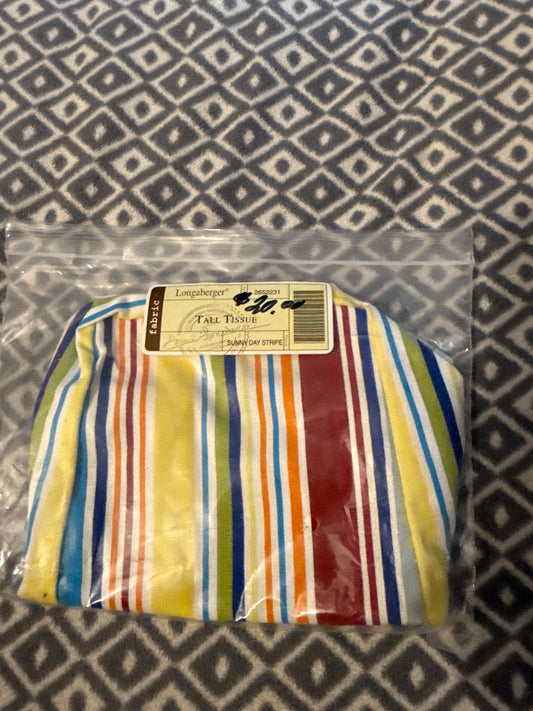 Longaberger Liner Tall Tissue in Sunny Day Stripe