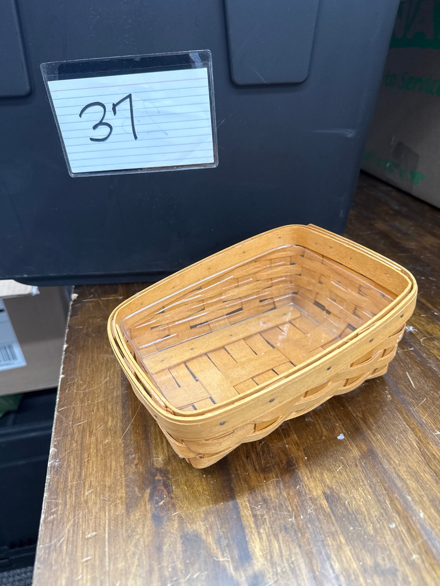 Longaberger note pal with protector
