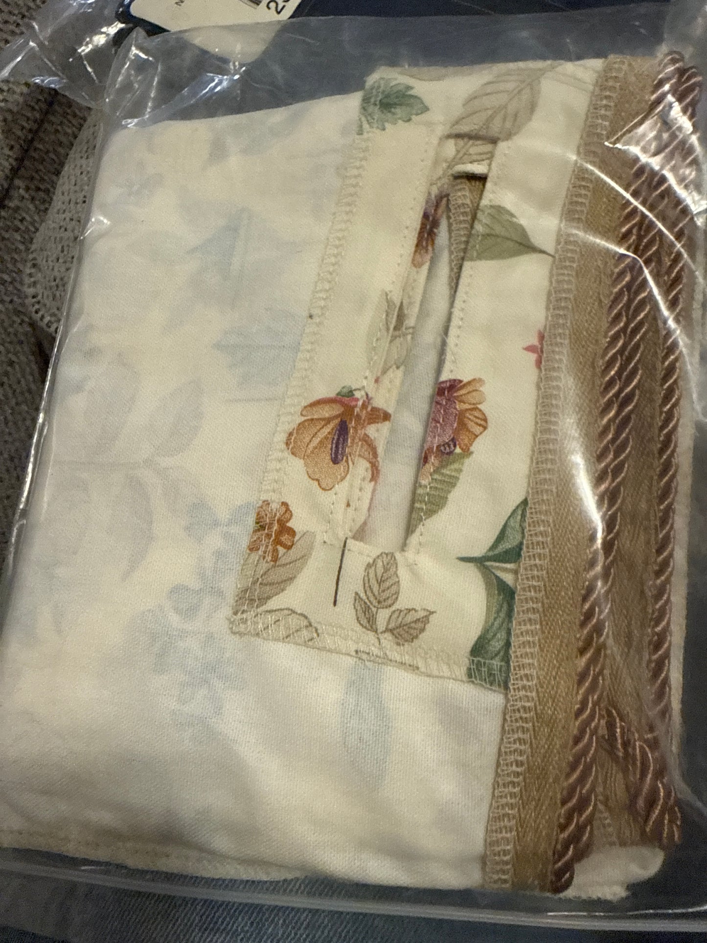 Longaberger sort & store newspaper liner in botanical fields