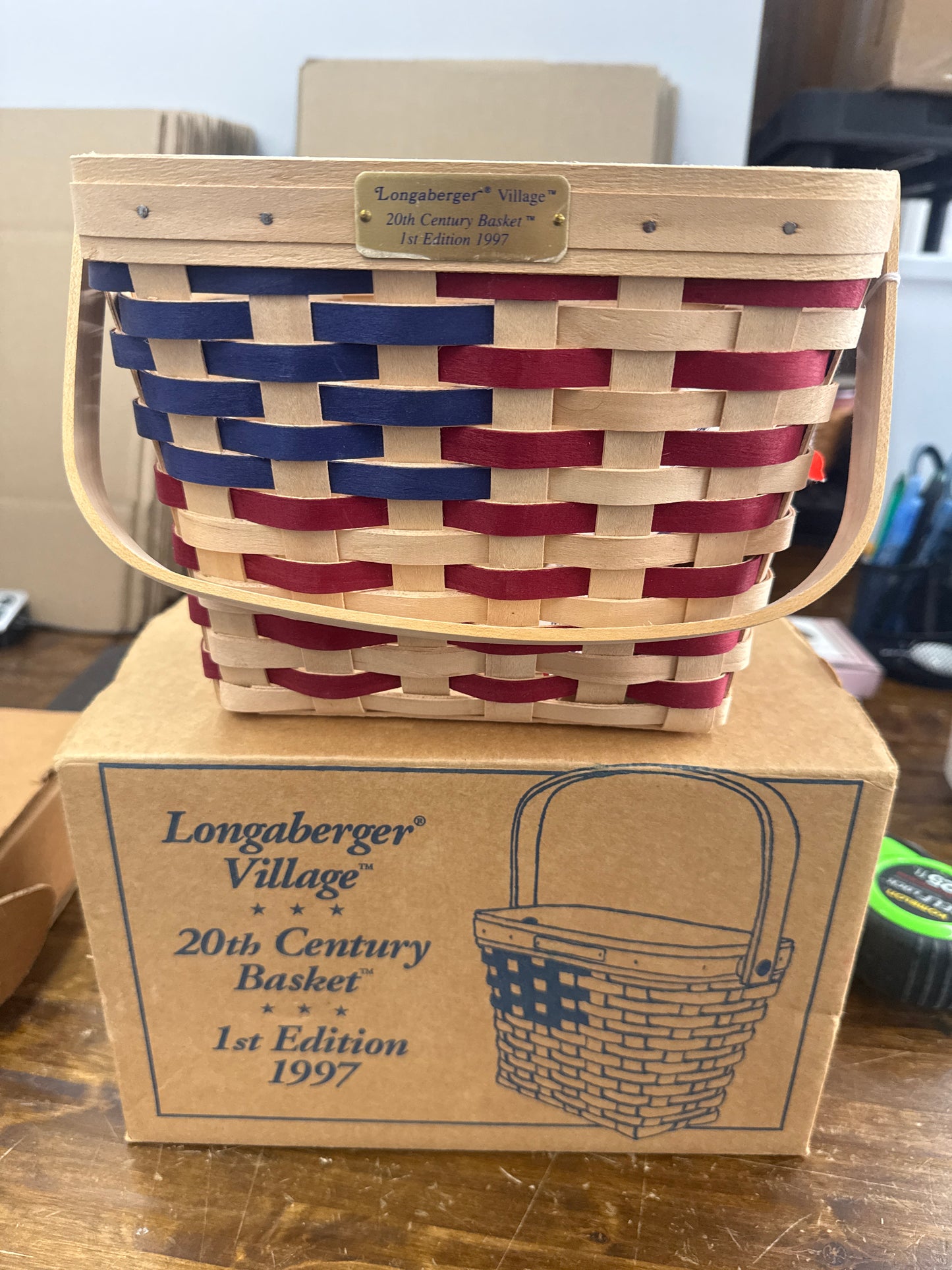 Longaberger 1997 20th century basket 1st edition