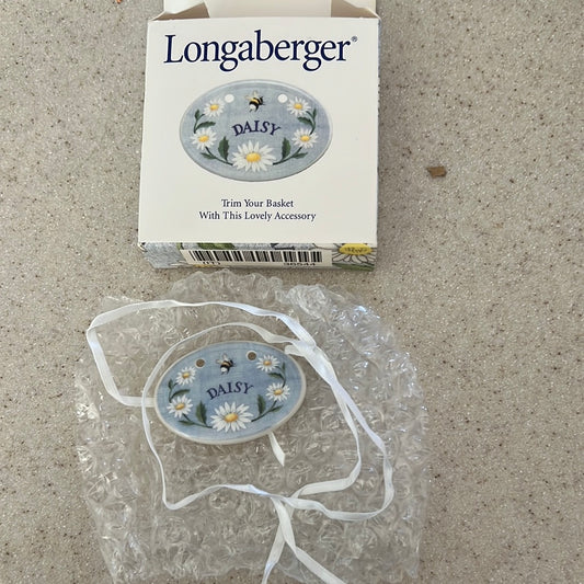 Longaberger Daisy tie on