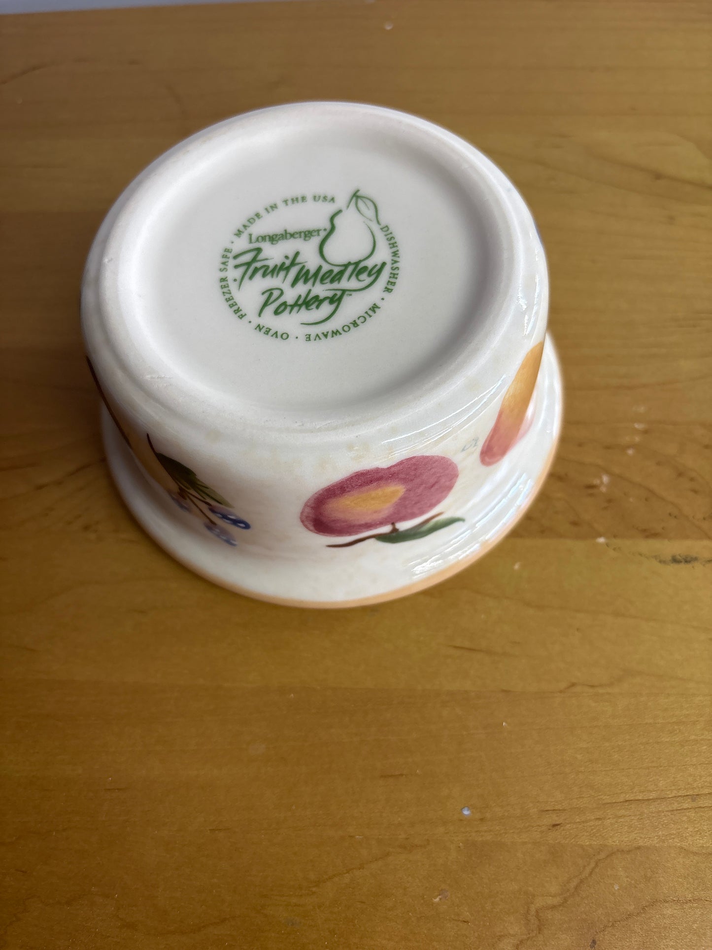 Longaberger Fruit Medley Ramekin